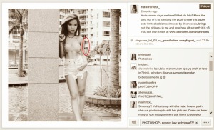 naomi neo - photoshop poor lazy technique or intentional test to the netizens